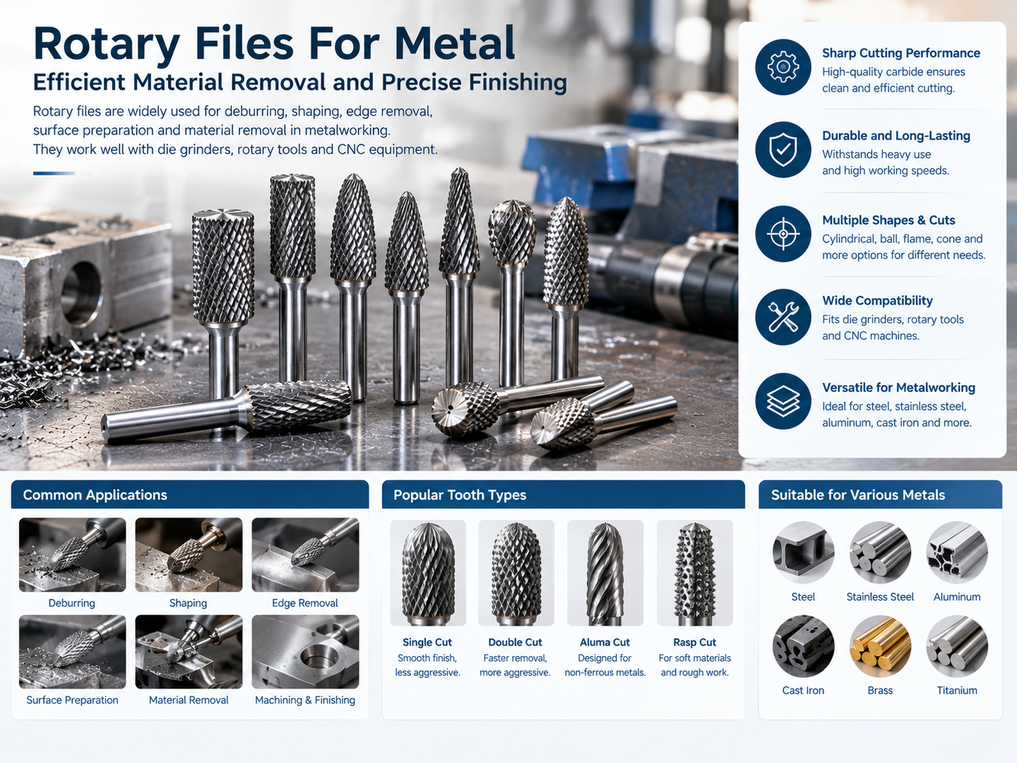 How Different Tooth Designs Affect Rotary Files For Metal Performance